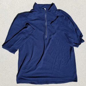 lululemon XL Navy Blue Top 3/4 zip (mens)
